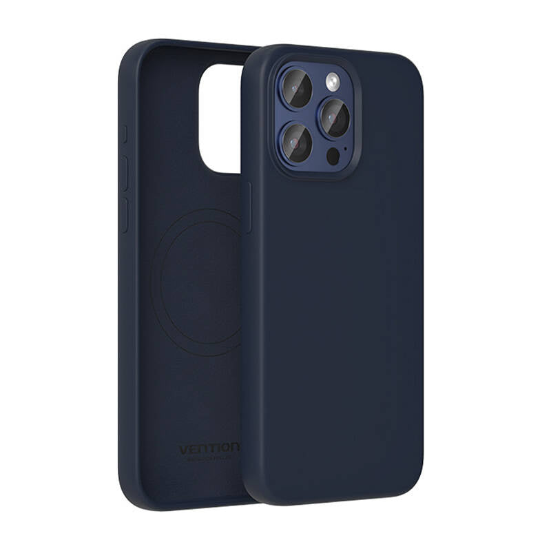 Vention KUFL0-40 silikonecover til iPhone 15 Pro Max (blå)