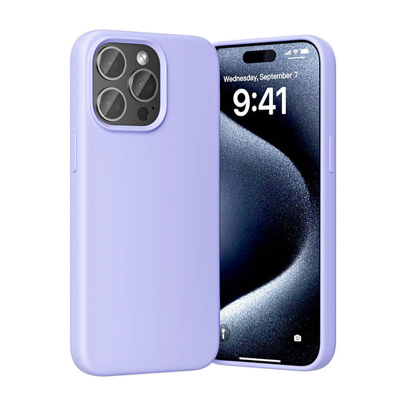 Vention KUFV0-40 silikonecover til iPhone 15 Pro Max (lilla)