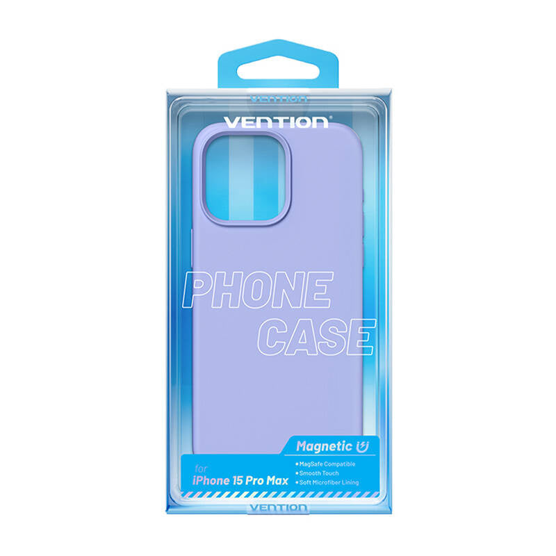 Vention KUFV0-40 silikonecover til iPhone 15 Pro Max (lilla)