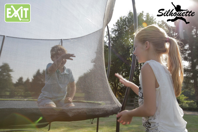Silhouette rund trampolin (EXIT)