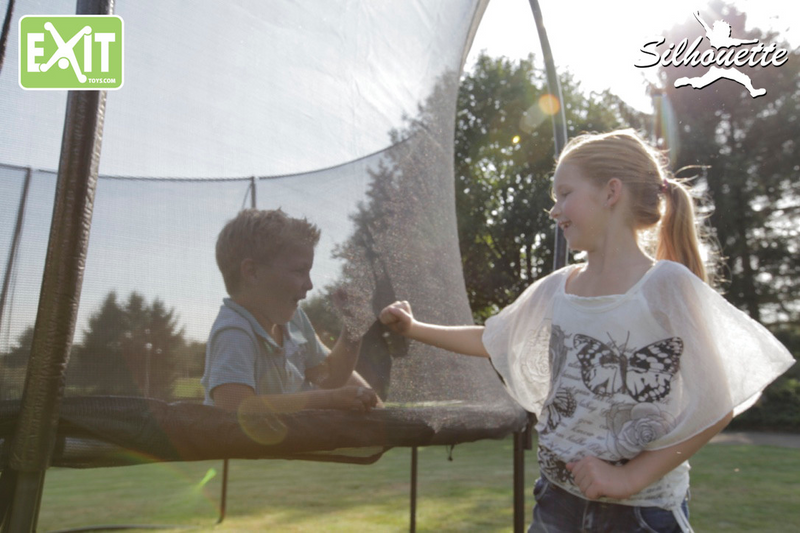 Silhouette rund trampolin (EXIT)