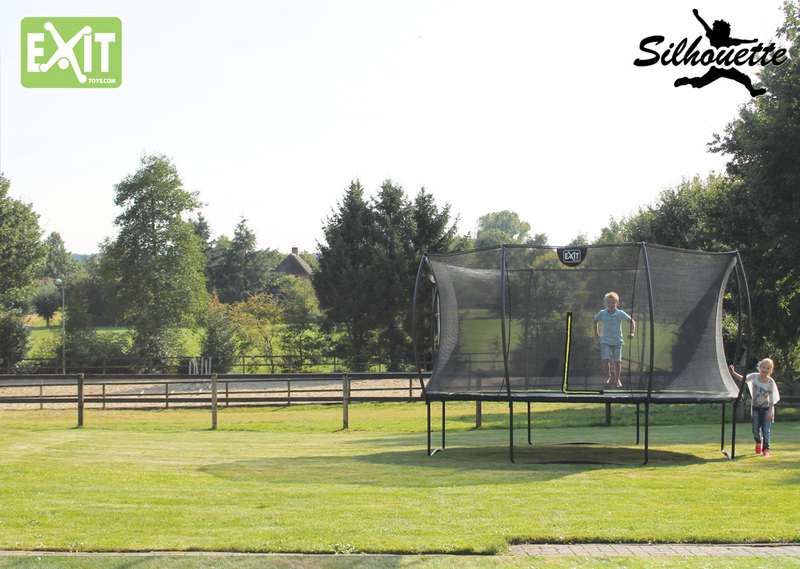 Silhouette rund trampolin (EXIT)