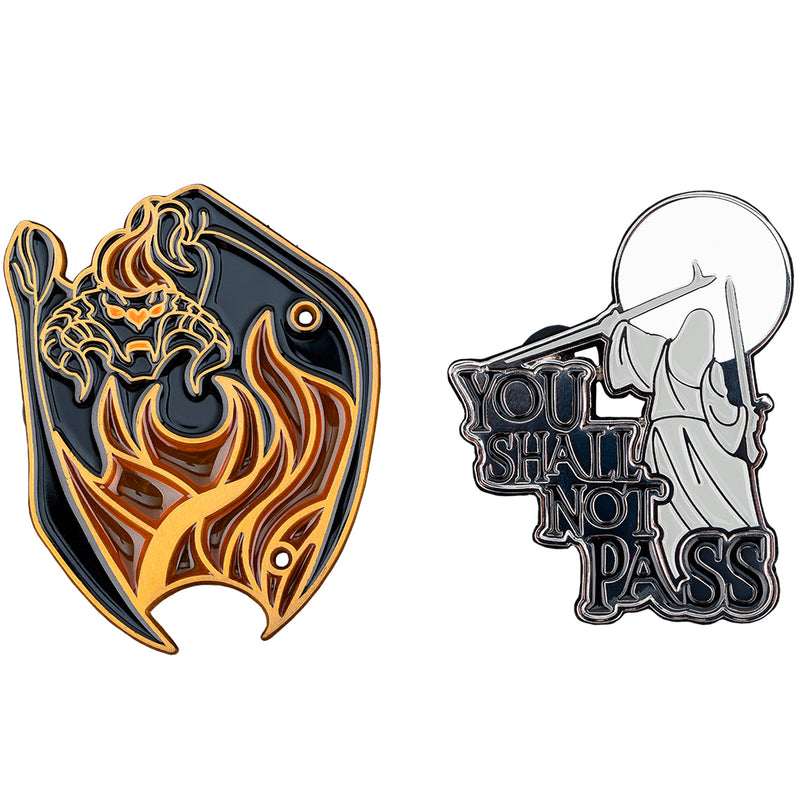 Weta Workshop The Lord Of The Rings - pin-sæt - You Shall Not Pass, 2 stk.