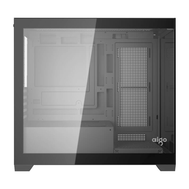 Darkflash C218M PC-kabinet + 6 ARGB-blæsere (sort)