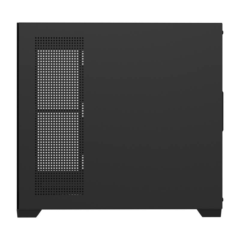 Darkflash C218M PC-kabinet + 6 ARGB-blæsere (sort)