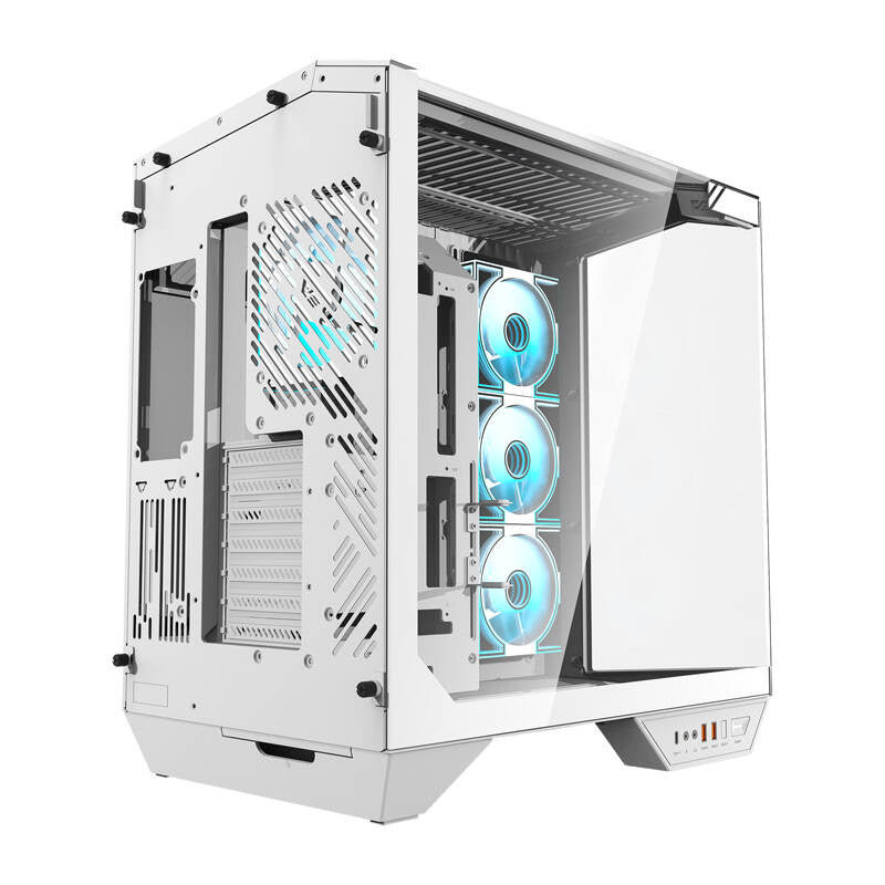 Darkflash DY470 PC-kabinet (hvid) + 4 blæsere