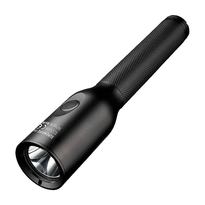 Superfire D6 lommelygte, 220 lm, 210 m rækkevidde, 4 tilstande