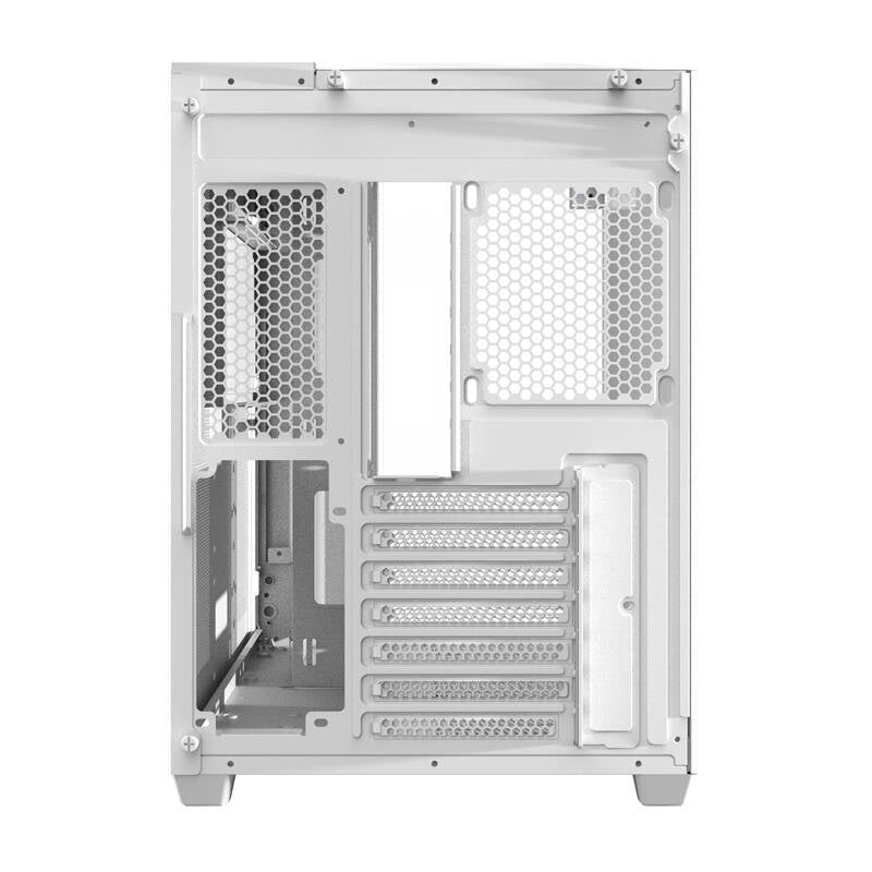 Darkflash TH285 PC-kabinet (hvid) + 4 blæsere