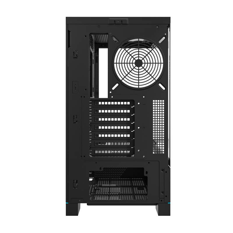 Darkflash DY451 PC-kabinet uden blæsere (sort)