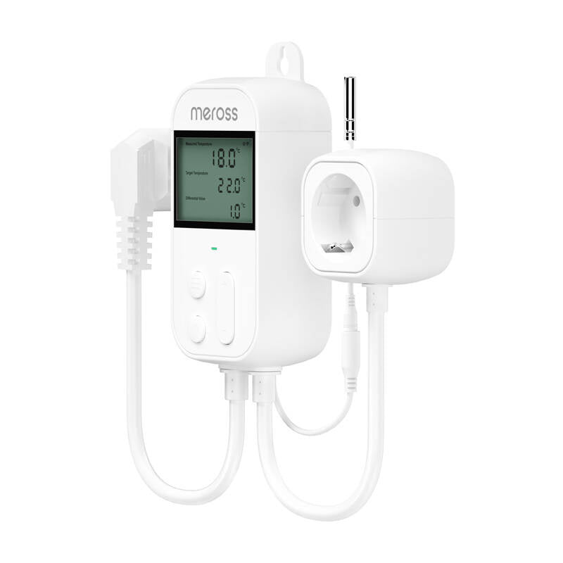 Meross MTS960HK termostatisk temperaturregulator til stikkontakt (HomeKit)