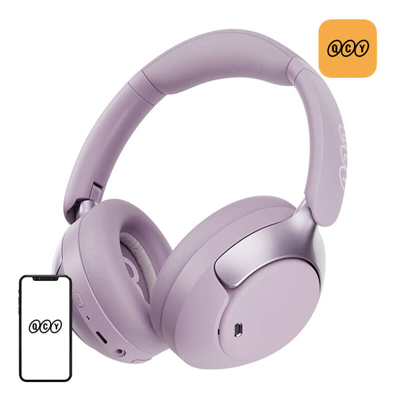 QCY H3 Pro ANC trådløse hovedtelefoner (lilla)