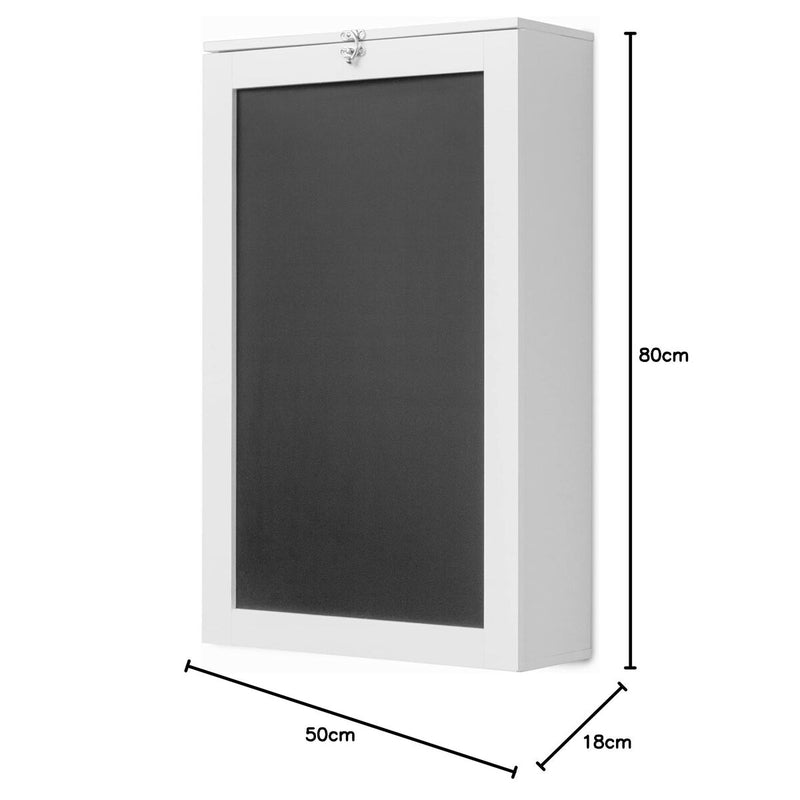 Vægmonteret Klapbord Woldy InnovaGoods Hvid Træ (Refurbished B)