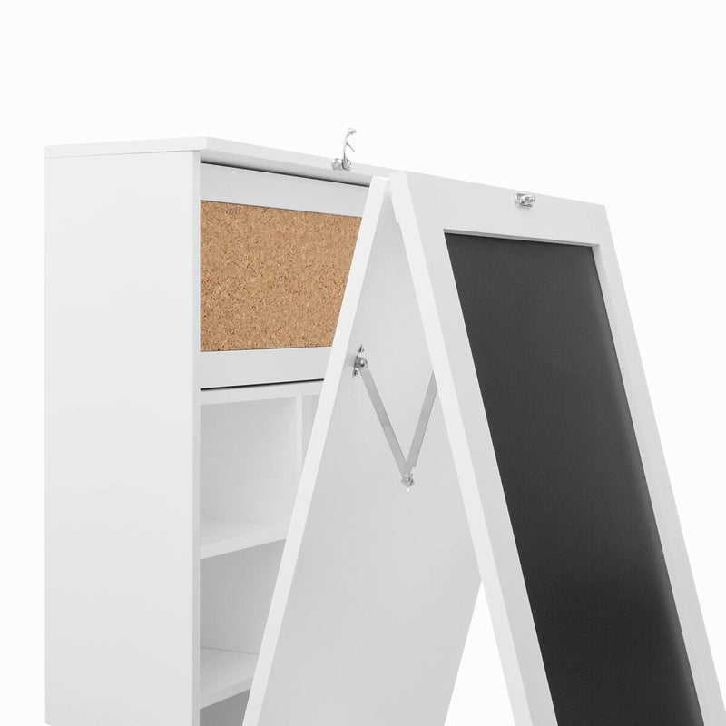 Vægmonteret Klapbord Woldy InnovaGoods Hvid Træ (Refurbished B)