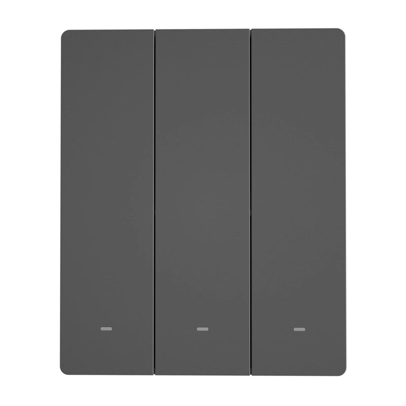 SONOFF M5-3C-80 smart WiFi-vægkontakt (3-kanals, indbygning, grafit)