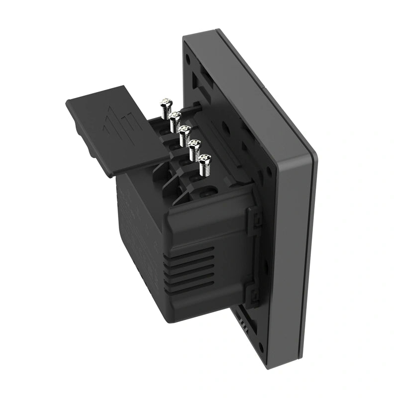 SONOFF M5-2C-80 smart Matter over WiFi-vægkontakt (2-kanals, til ramme, grafit)