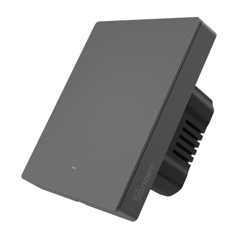 SONOFF M5-1C-80 smart Matter over Wi-Fi-vægkontakt (1-kanals, til ramme, grafit)