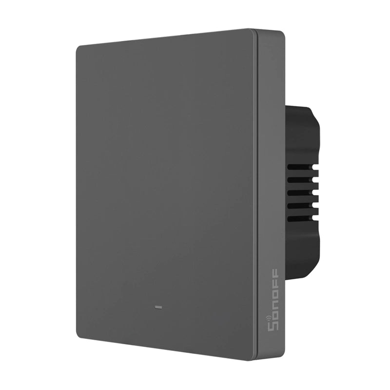 SONOFF M5-1C-80 smart Matter over Wi-Fi-vægkontakt (1-kanals, til ramme, grafit)