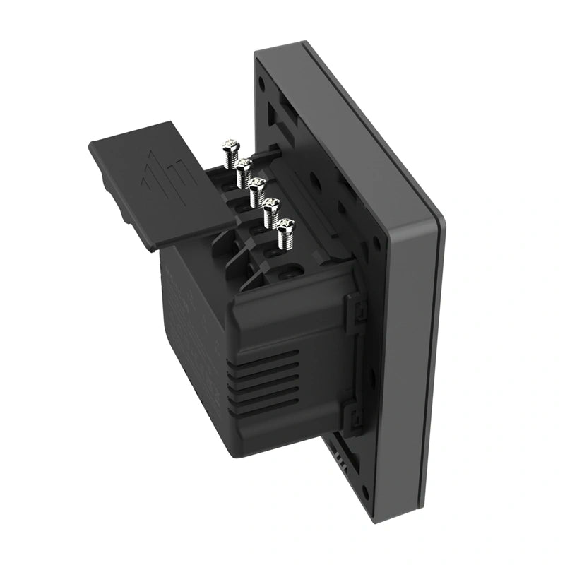 SONOFF M5-1C-80 smart Matter over Wi-Fi-vægkontakt (1-kanals, til ramme, grafit)