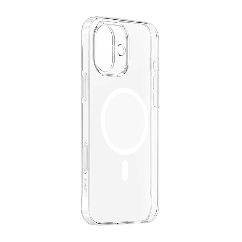 Baseus iP16 TouchButton magnetisk mobilcover (gennemsigtig)