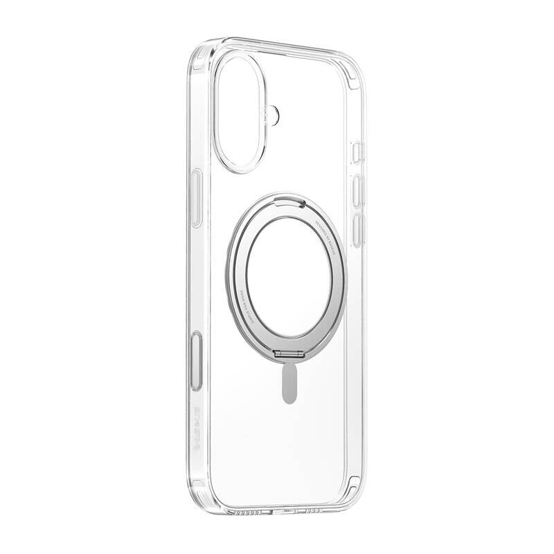 Baseus SkyRing 360° iP16 magnetisk cover med stander (gennemsigtig)