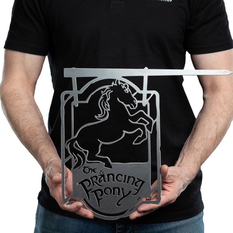 Weta Workshop The Lord Of The Rings - The Prancing Pony Metalbird-silhuet