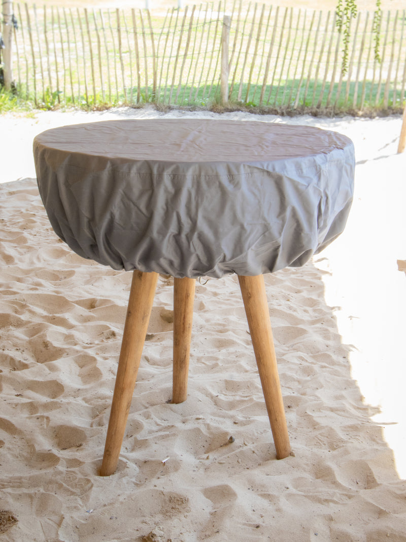 AXI Brandon 2-i-1 ståbord / sidebord & køler – Kalkstenslook