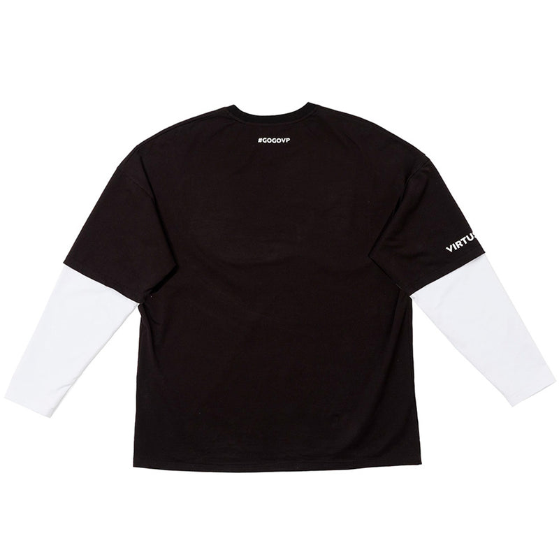 Virtus.pro basic collection langærmet trøje, hvid
