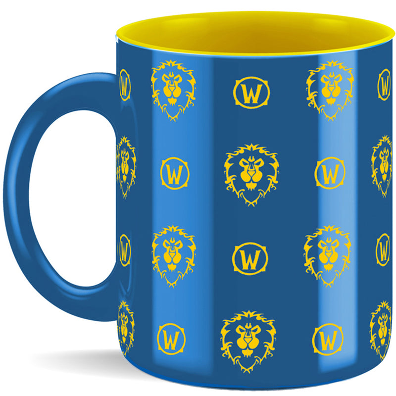 Krus World of Warcraft: Alliance (mønster), 11 OZ (325 ml) med gaveæske