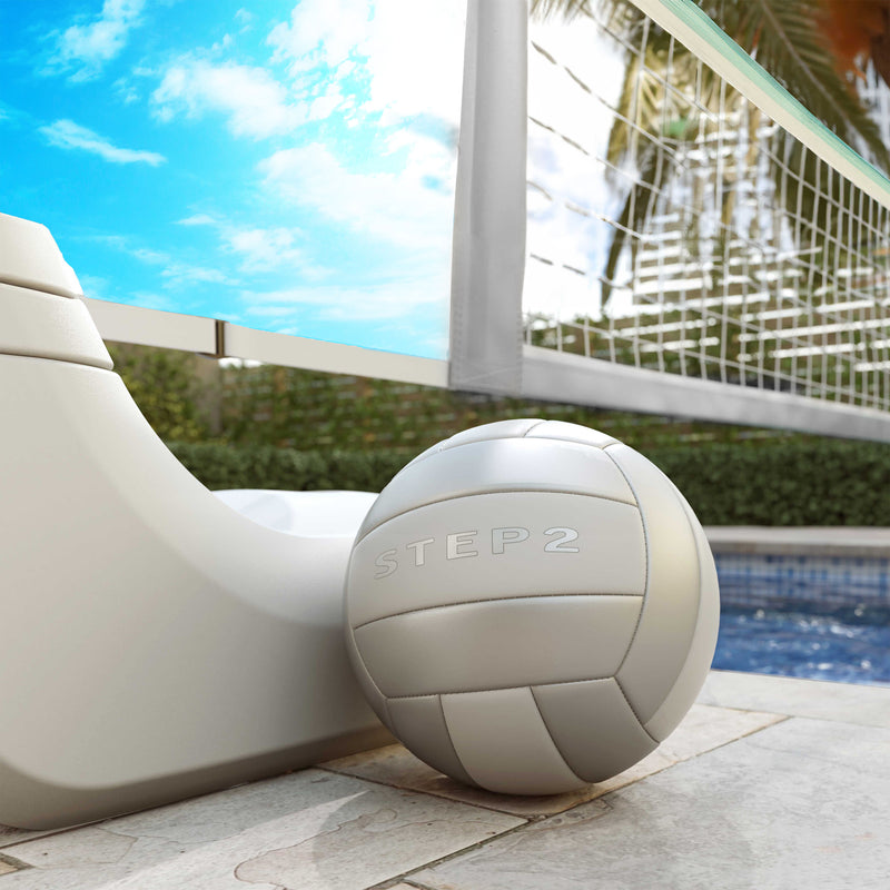 Step2 Vero Poolside Pool Volleyballnet Hvid