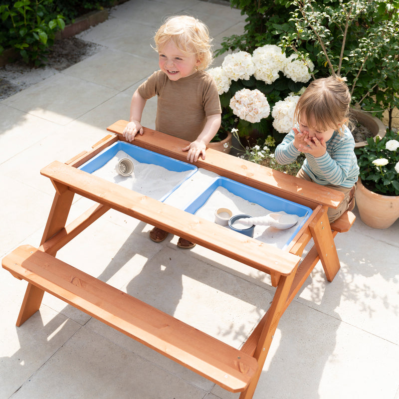 Sunny Dave Sand- og Vand Picnicbord - Brun