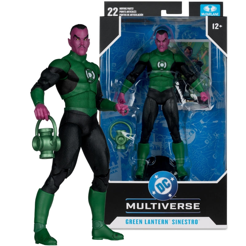DC Multiverse Green Lantern Sinestro (Green Lantern Corps 1) 7 tommer actionfigur McFarlane Toys