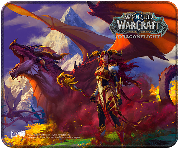 World Of Warcraft Dragonflight - Alexstrasza & Dragon musemåtte, M