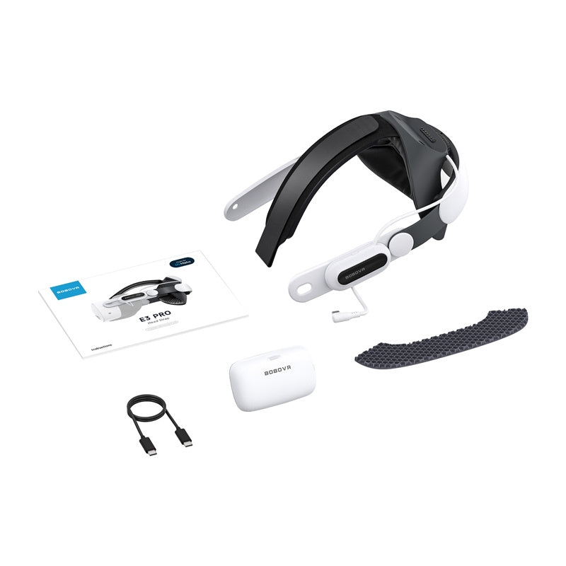 BOBOVR E3 PRO aflastningsstrop med batteri til Meta Quest 3/3s