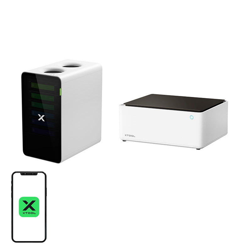 xTool M1 10W 2-i-1 lasergravør + xTool SafetyPro AP2 røgudsuger