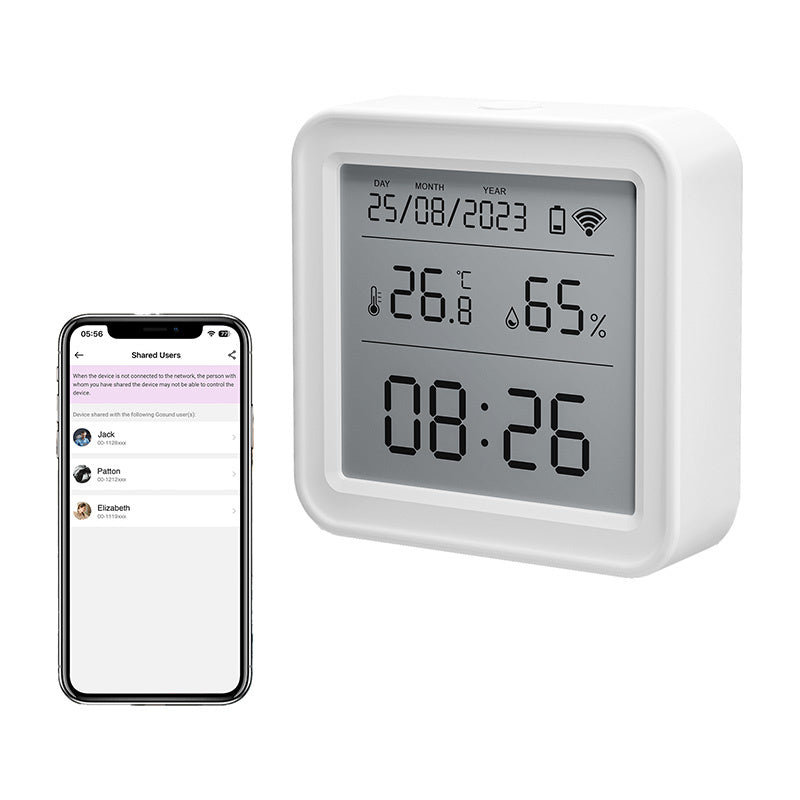 Gosund ST17 Zigbee smart temperatur- og fugtighedssensor med LCD Tuya
