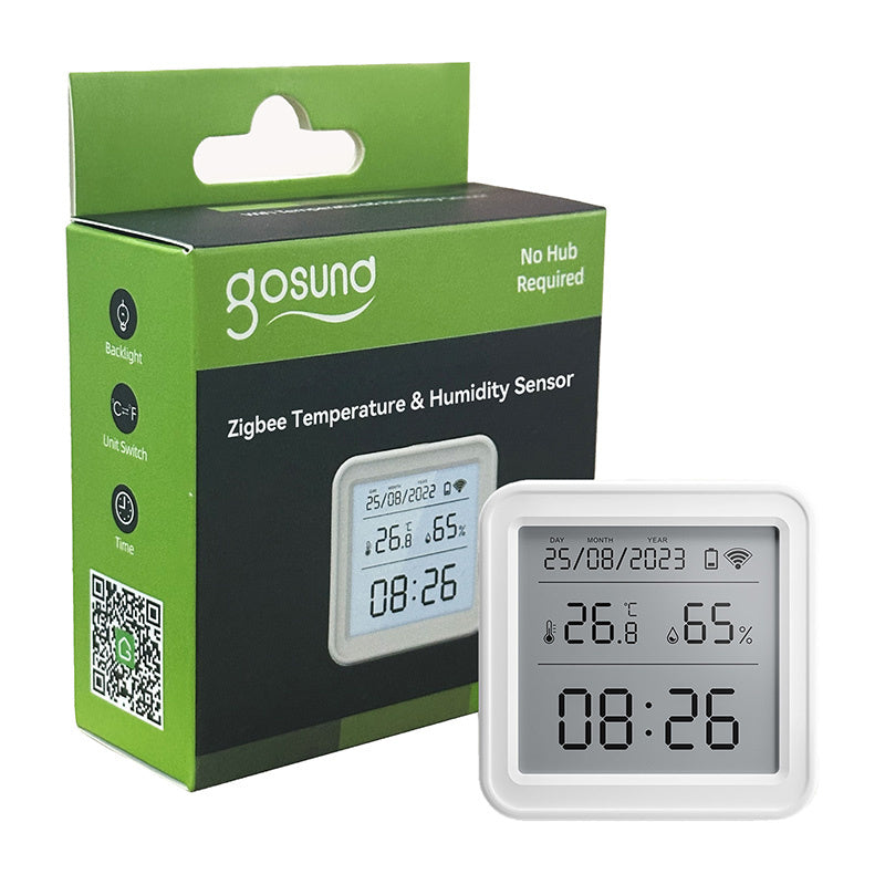 Gosund ST17 Zigbee smart temperatur- og fugtighedssensor med LCD Tuya