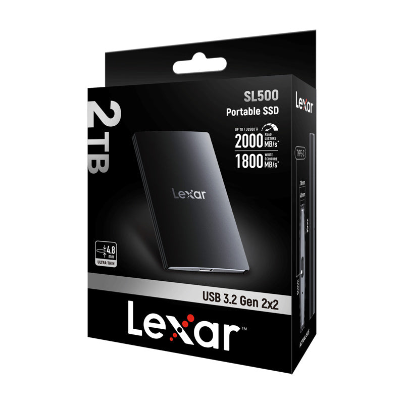 Lexar SL500 2TB bærbar SSD