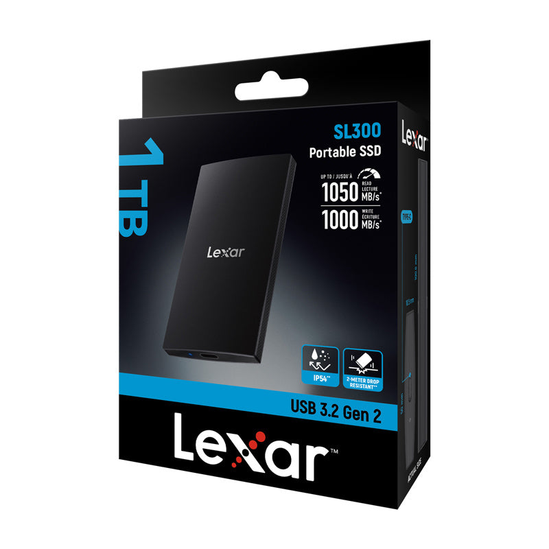 Lexar SL300 1TB bærbar SSD