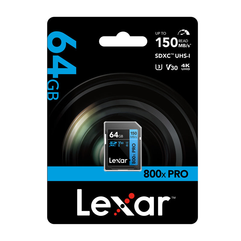 Lexar Professional 800x Pro SDXC 64GB hukommelseskort