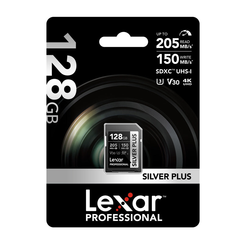 Lexar Professional SILVER PLUS SDXC 128GB hukommelseskort