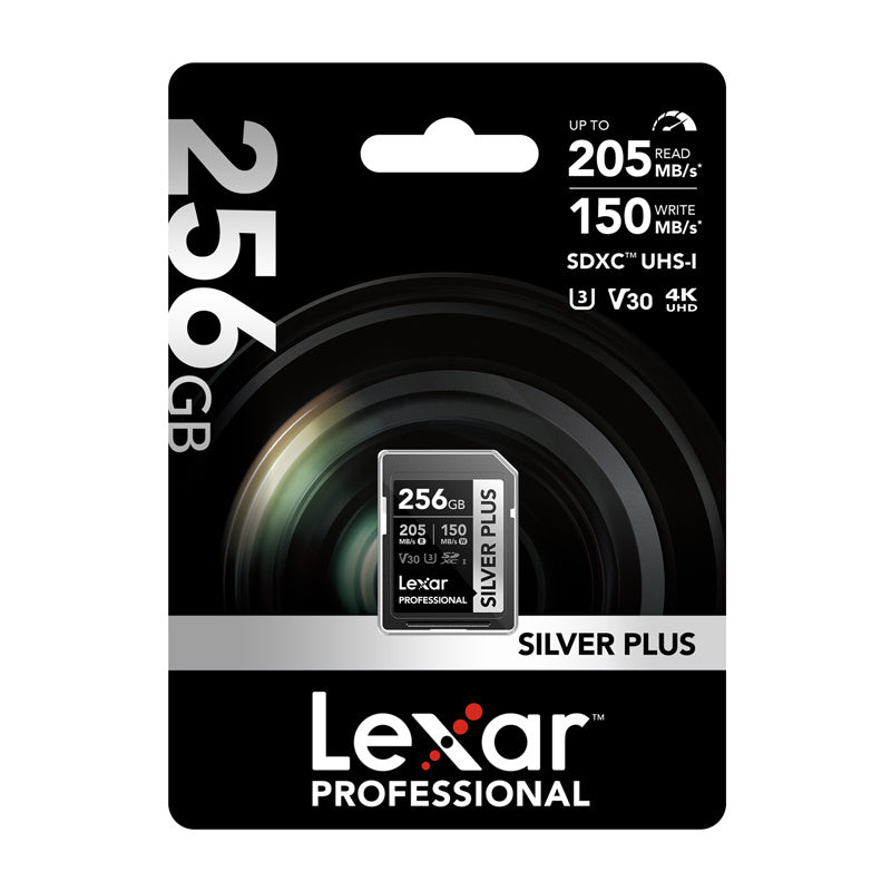 Lexar Professional SILVER PLUS SDXC 256GB hukommelseskort