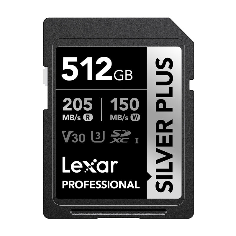 Lexar Professional SILVER PLUS SDXC 512GB hukommelseskort