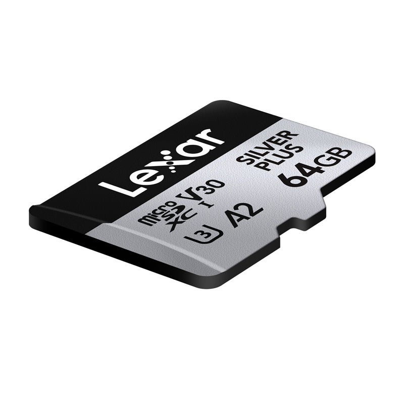 Lexar High-Performance Silver Plus microSDXC 64GB hukommelseskort + adapter