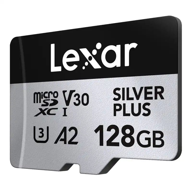 Lexar High-Performance Silver Plus microSDXC hukommelseskort 128 GB med adapter
