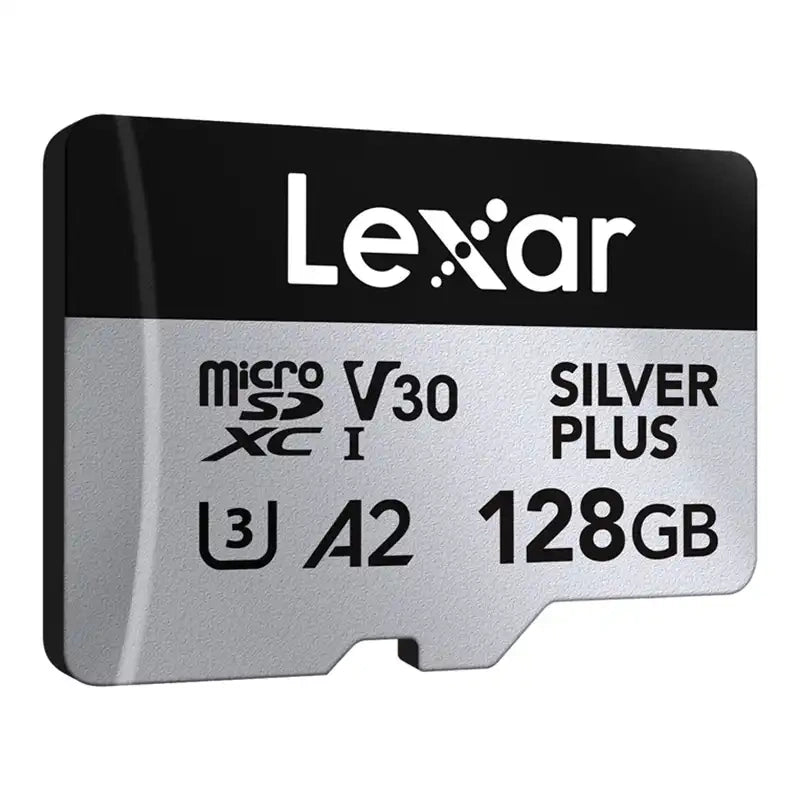 Lexar High-Performance Silver Plus microSDXC hukommelseskort 128 GB med adapter