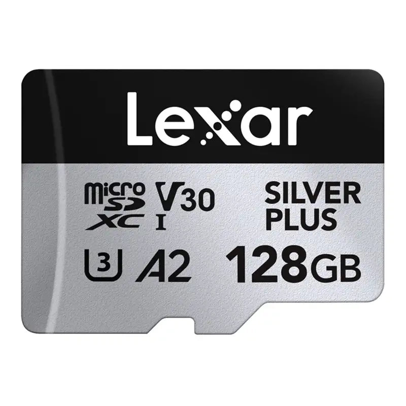 Lexar High-Performance Silver Plus microSDXC hukommelseskort 128 GB med adapter