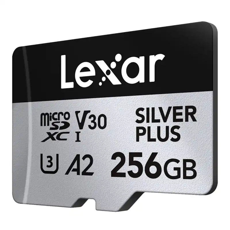 Lexar High-Performance Silver Plus microSDXC 256GB hukommelseskort + adapter