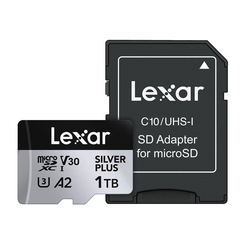 Lexar High-Performance Silver Plus microSDXC 1TB hukommelseskort + adapter