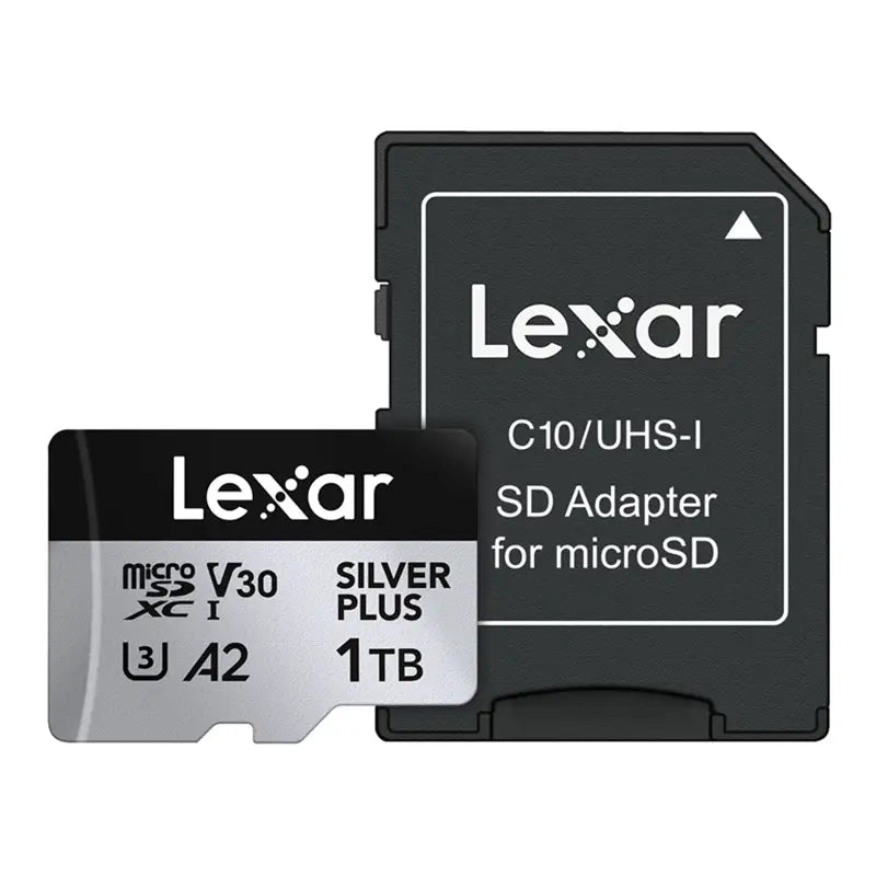 Lexar High-Performance Silver Plus microSDXC 1TB hukommelseskort + adapter
