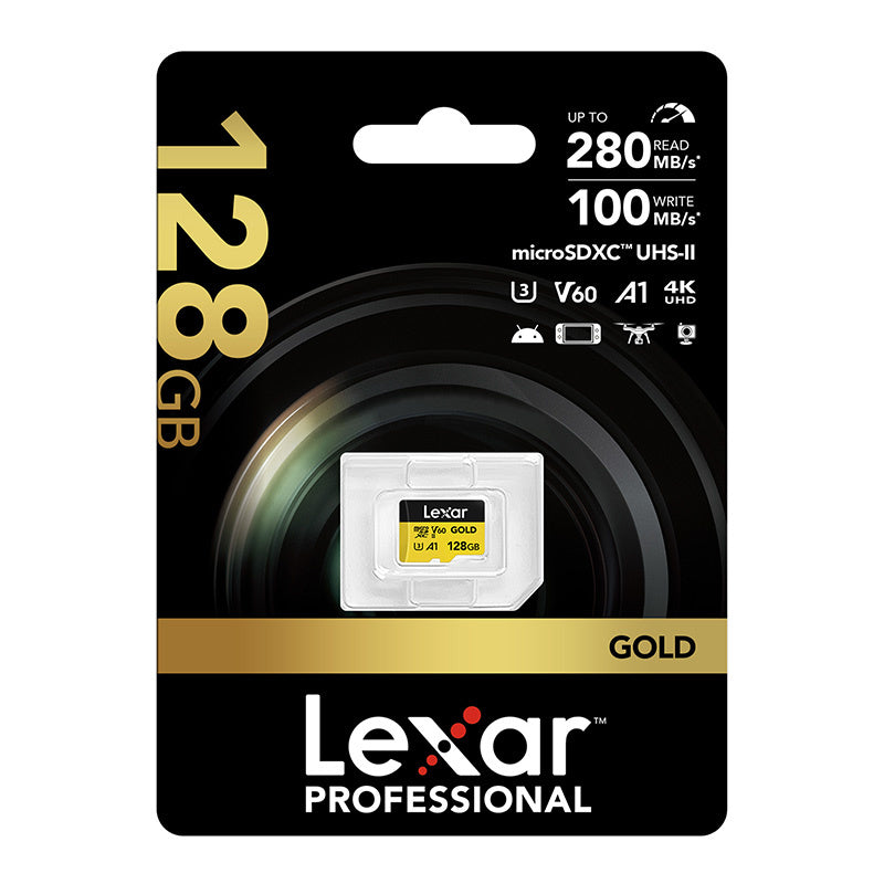 Lexar GOLD microSDXC 128GB hukommelseskort